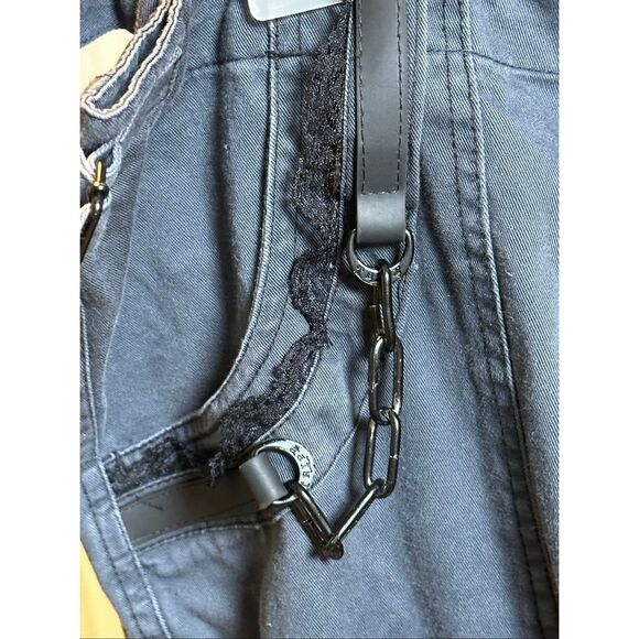 Tripp NYC Lace & Chains 100% Cotton Wide Leg Pants - Picture 6 of 14